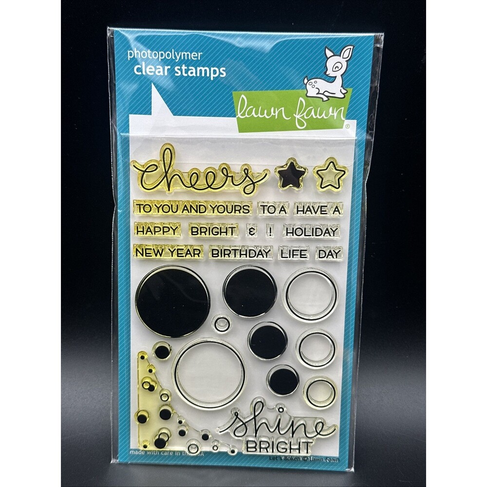 Lawn Fawn Clear Stamps - LF978 Let's Bokeh